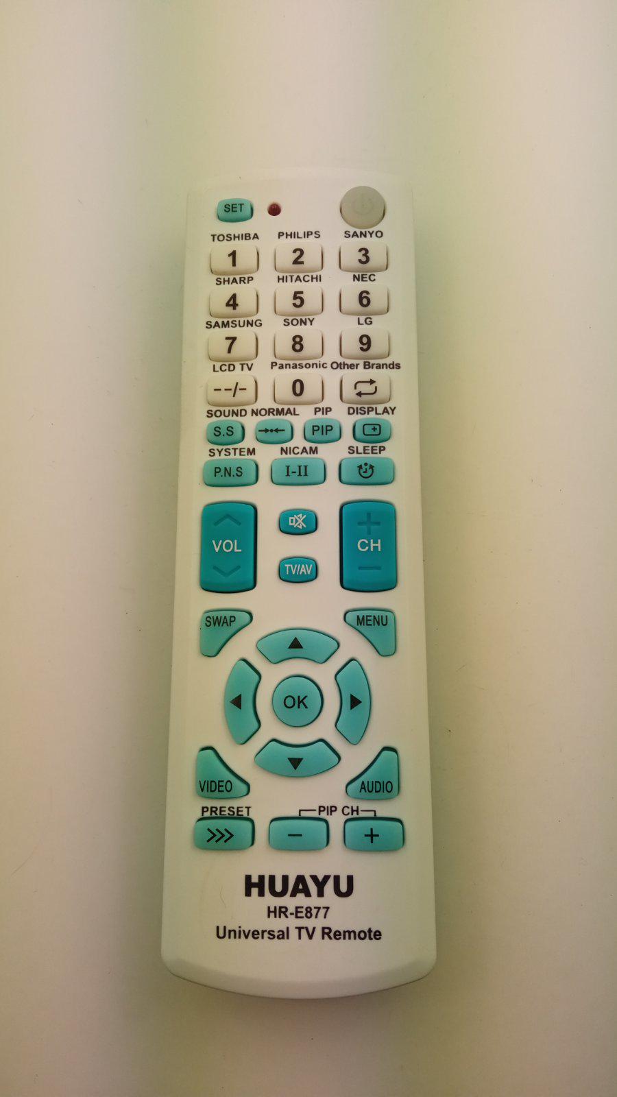 Пульт для Huayu HR-E877 TV (17337)