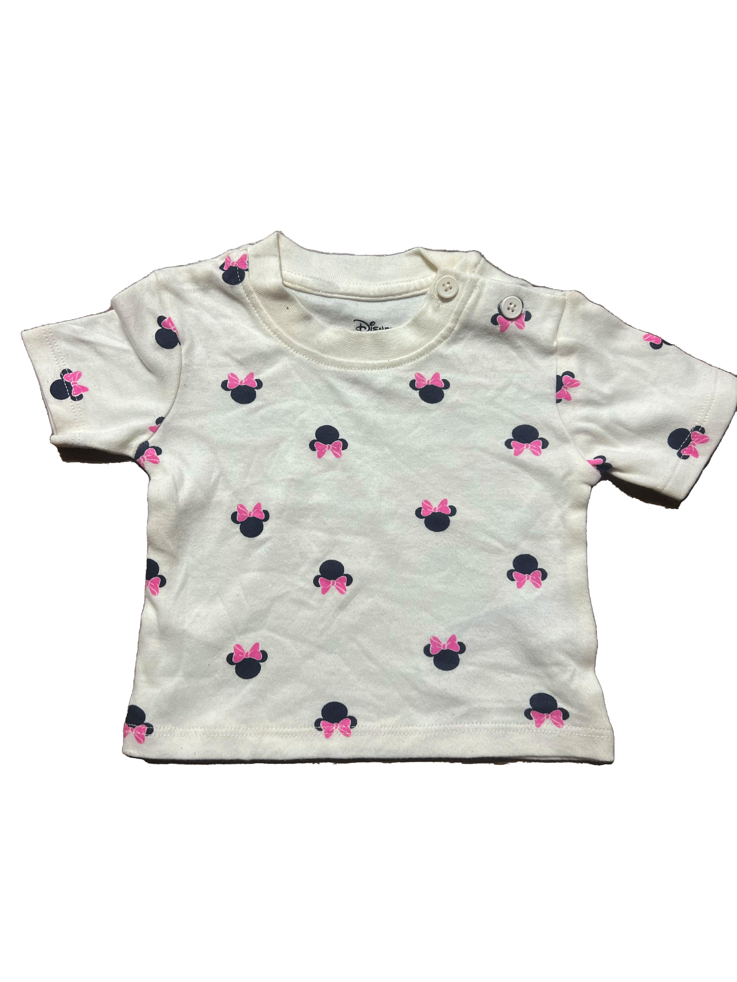 Футболка дитяча PRIMARK 6041308 Міні маус 62 см Молочний (3331109411647)