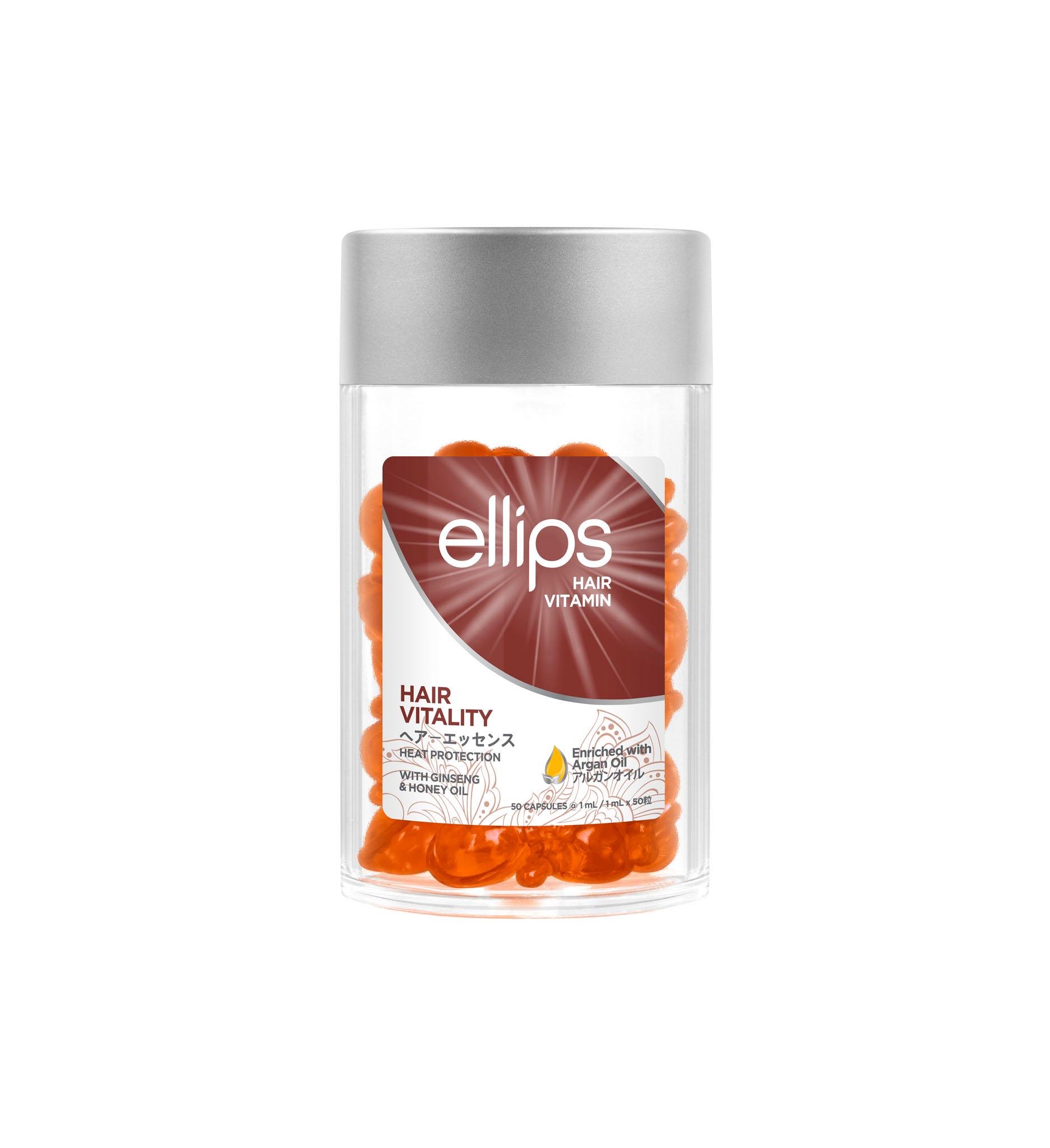 Витамины для волос Ellips Здоровье волос с Женьшенем и медом 50 капсул