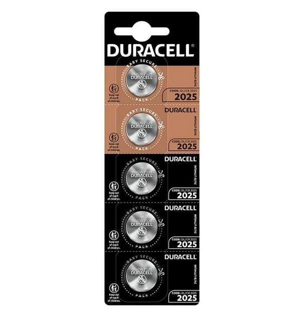 Батарейка Duracell Lithium Cell 3V DL2025 5 шт. (103902)