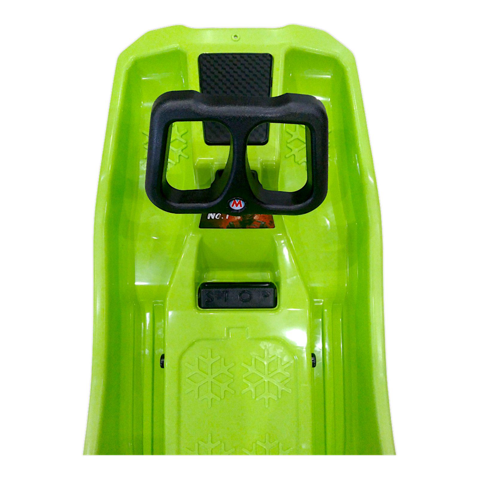 Санки з кермом Marmat №1 Зелений (16163) - фото 4 Санки з кермом Marmat №1 Зелений (16163) - фото 4