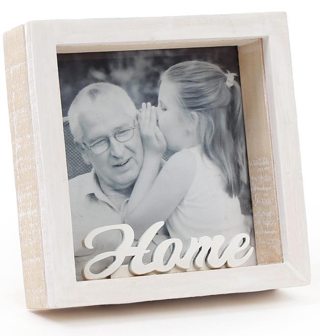 Фоторамка настольная Enjoy Moment Home деревянная 10х10 см