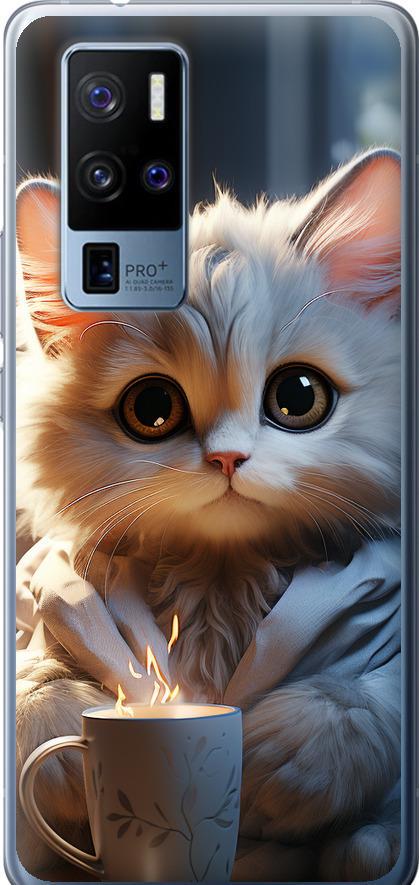 Чехол на Vivo X50 Pro Plus White cat (5646u-2056-42517) Чехол на Vivo X50 Pro Plus White cat (5646u-2056-42517)