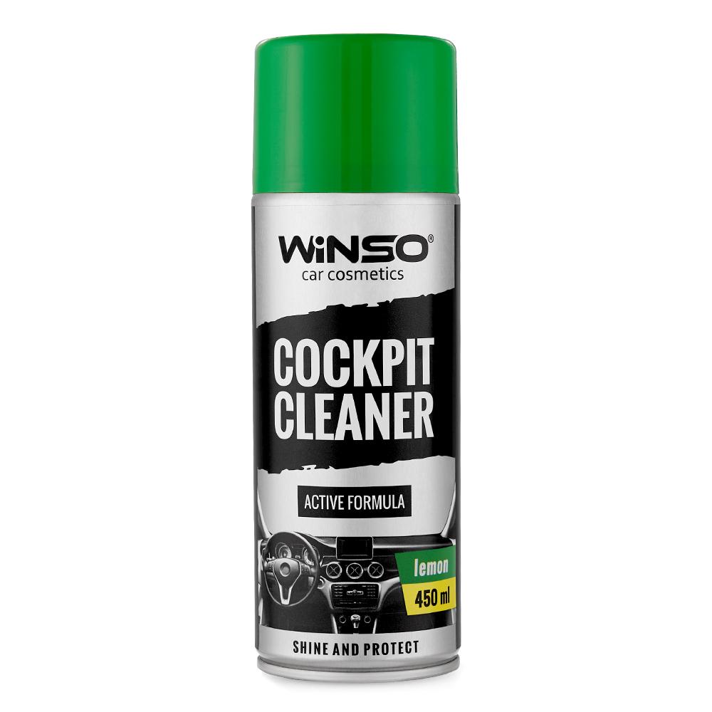 Поліроль для панелі приладів Winso Cockpit Cleaner Лимон, 450мл