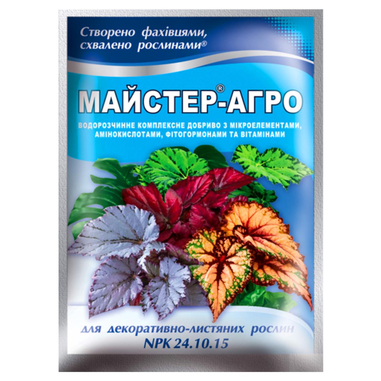 Добриво Насіння країни Майстер-Агро для декоративно-листяних рослин 25 г (4820060630230)