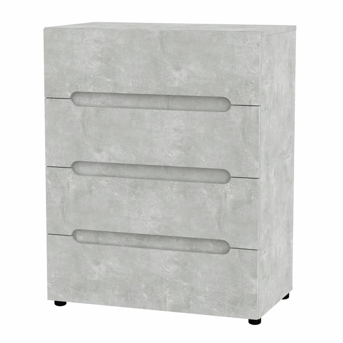 Комод Компаніт Стіль-7 80х46,4х102 см Ательє світлий (25401810)