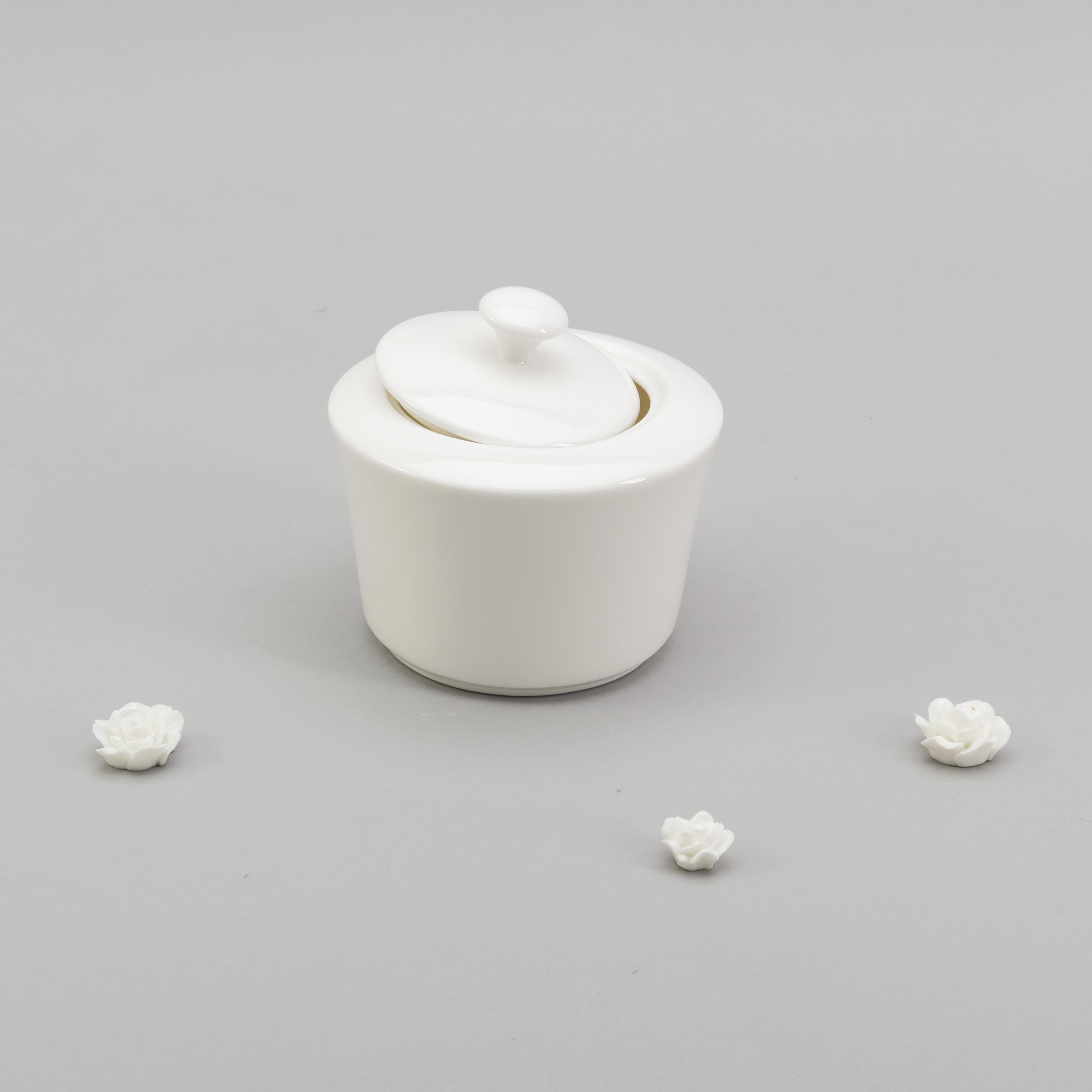 Сахарница Sakura из костяного фарфора 300 мл (23315616) - фото 5 Сахарница Sakura из костяного фарфора 300 мл (23315616) - фото 5