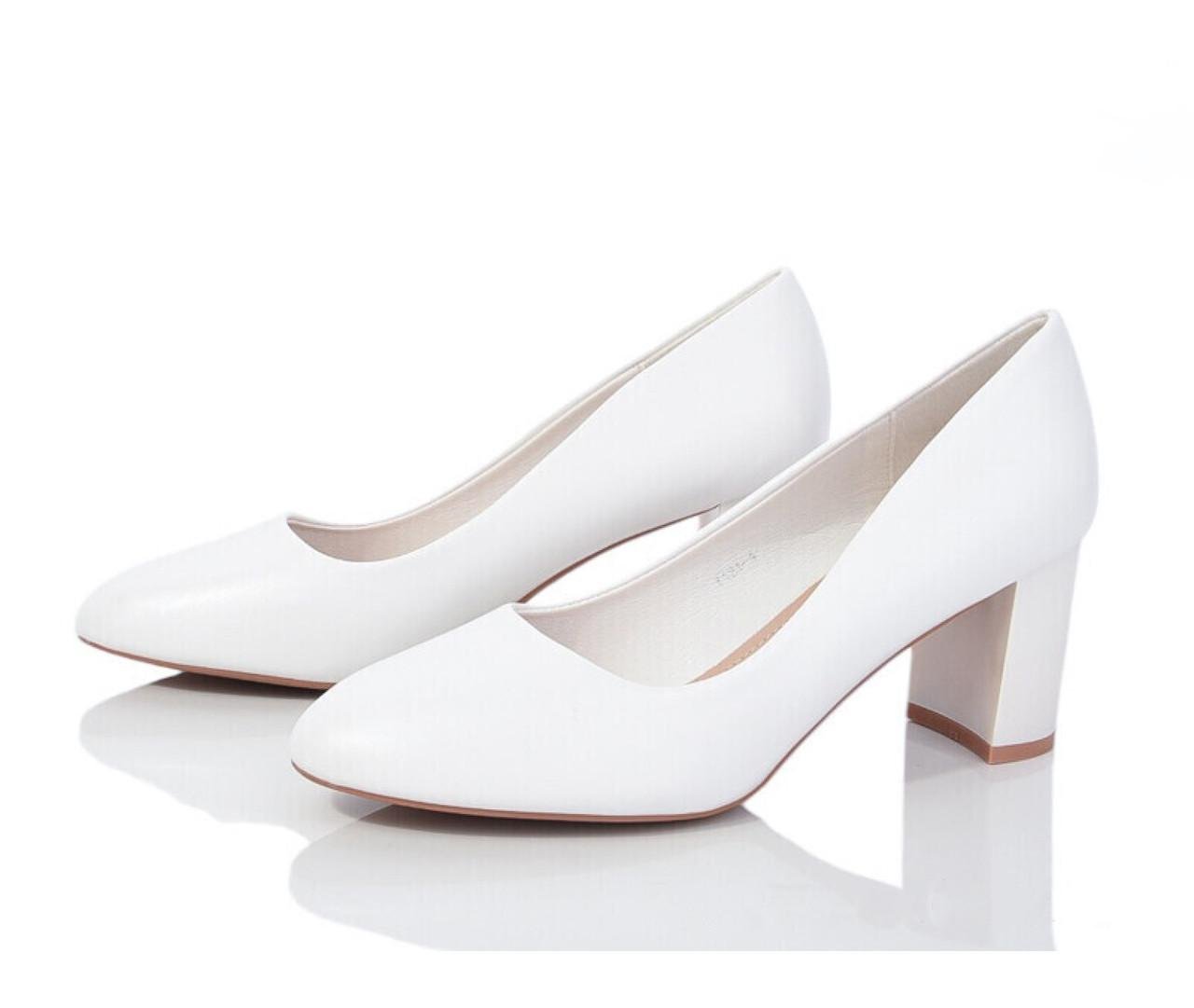 Туфлі жіночі L&M Y1314/38 р. 38 Білий