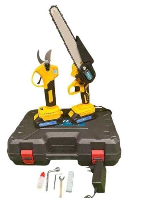 Пилка міні акумуляторназ секатором Kraffec KT/BCD-360I 48V 6 Ач (37737) Пилка міні акумуляторназ секатором Kraffec KT/BCD-360I 48V 6 Ач (37737)