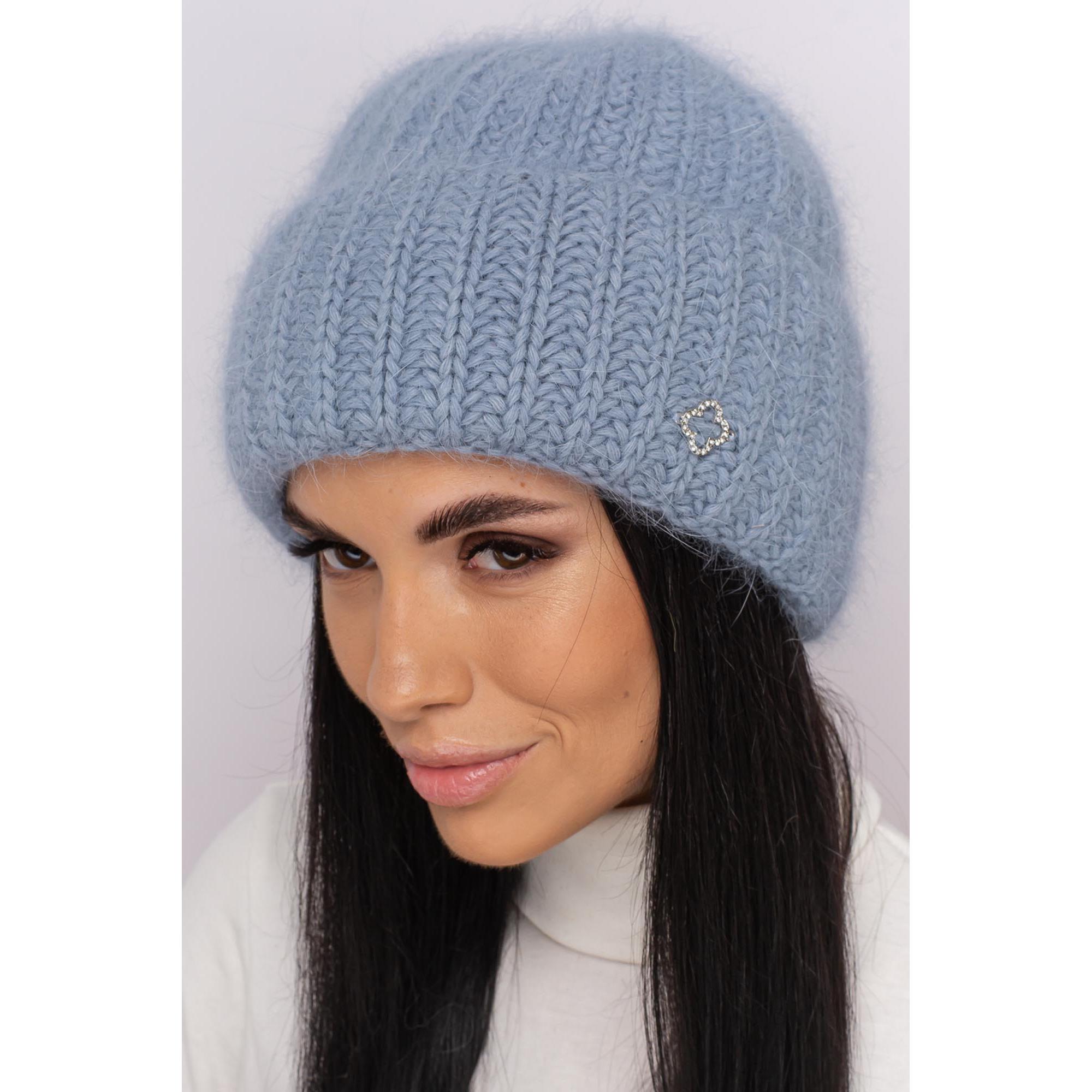 Шапка ангорова Leks Троянда one size Метал - фото 1 Шапка ангорова Leks Троянда one size Метал - фото 1