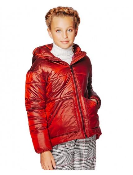 Куртка демисезонная для девочки Lukas 140 см Красный (0303/140) - фото 2 Куртка демисезонная для девочки Lukas 140 см Красный (0303/140) - фото 2