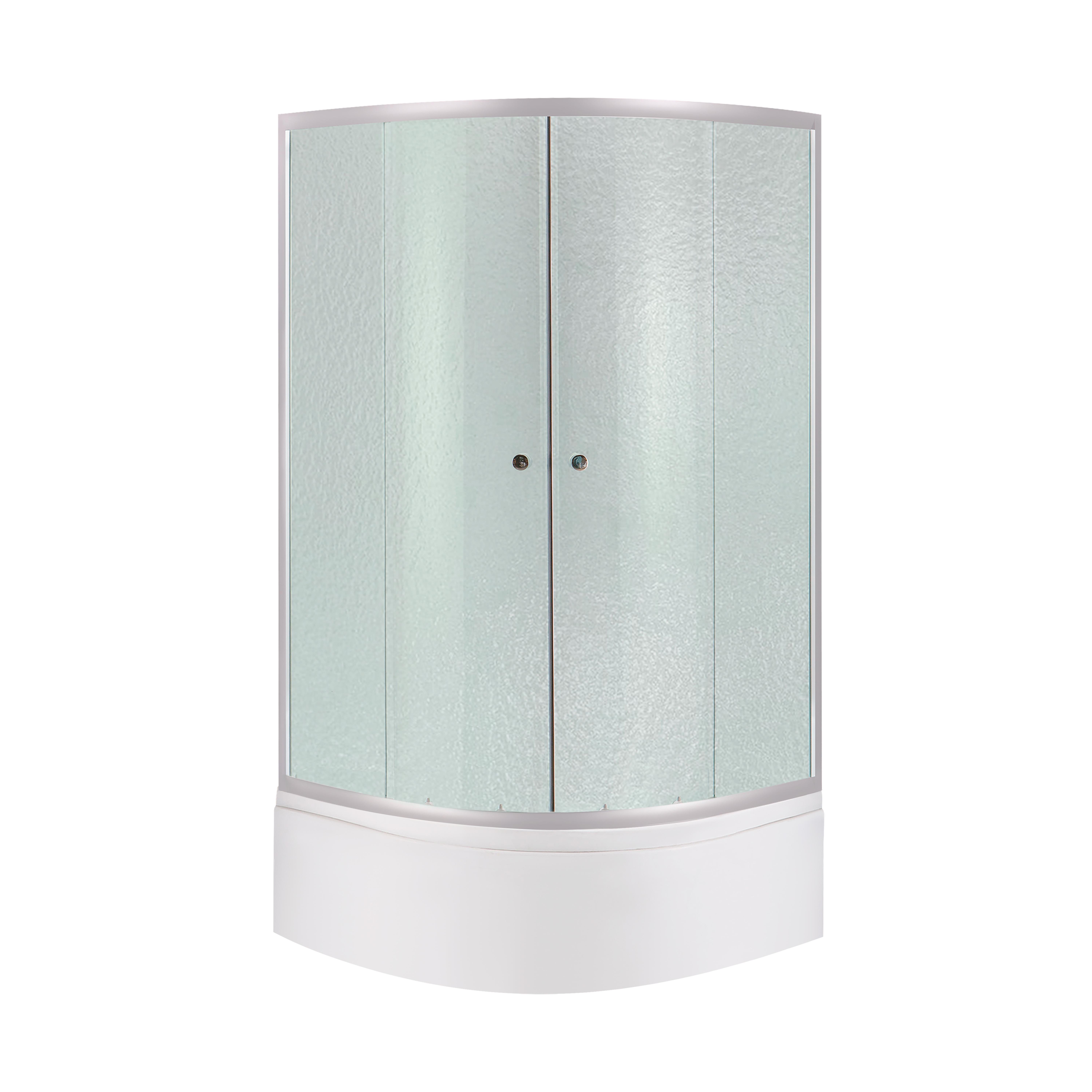 Душевая кабина Lidz Latwa SC80x80.SAT.HIGH.FR стекло Frost 4 мм/поддон Lidz Kapielka ST с панелью 80x80x41 см