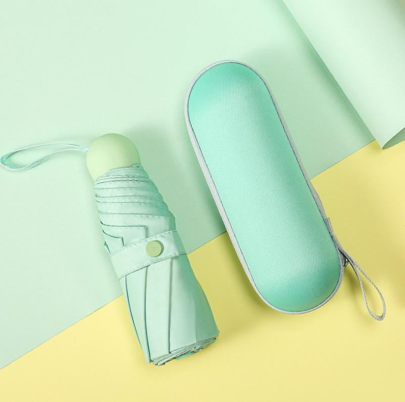 Міні-Парасоля складна 14318 95 см М'ятний (4786311)