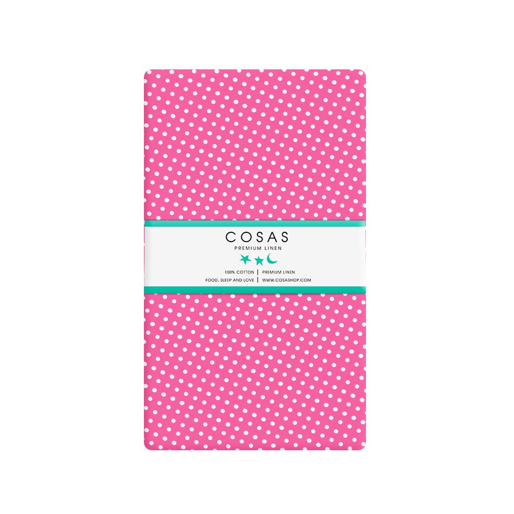 Набір дитячих простирадл COSAS на резинці Drop mint/Drop malina (4822052023952) - фото 5 Набір дитячих простирадл COSAS на резинці Drop mint/Drop malina (4822052023952) - фото 5