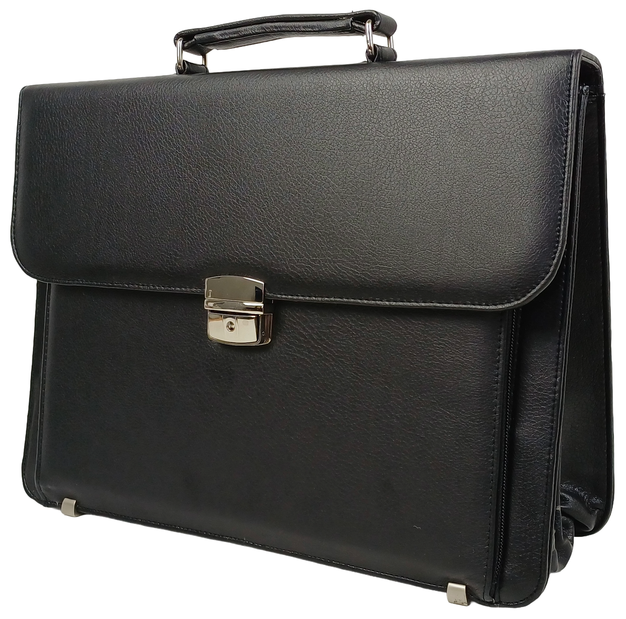 Портфель мужской Exclusive эко-кожа Черный