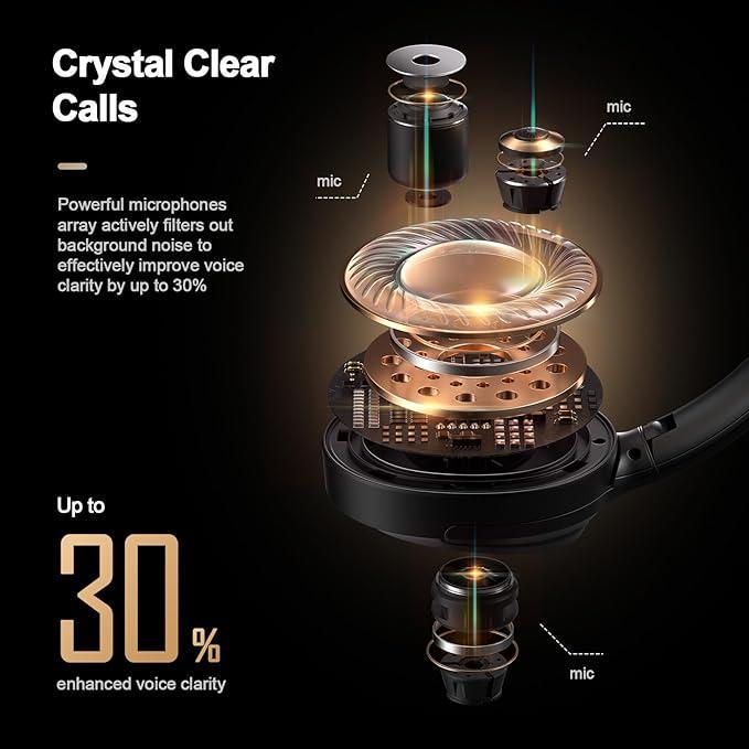 Навушники бездротові Calmbee Bluetooth з шумопоглинанням та мікрофоном - фото 4 Навушники бездротові Calmbee Bluetooth з шумопоглинанням та мікрофоном - фото 4