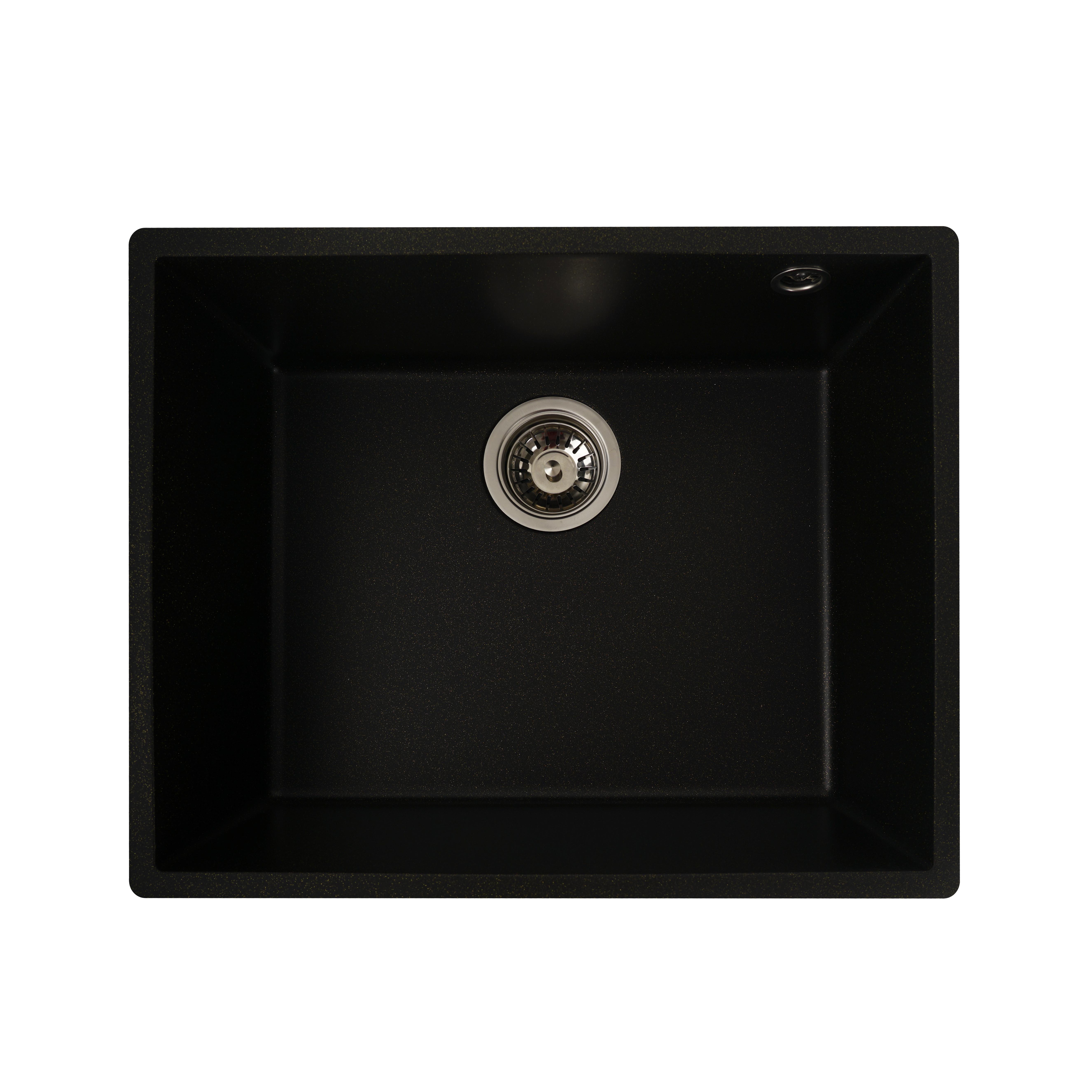 Мойка для кухни Platinum 5444 Oasis гранит матовый Black/Gold (000030776)