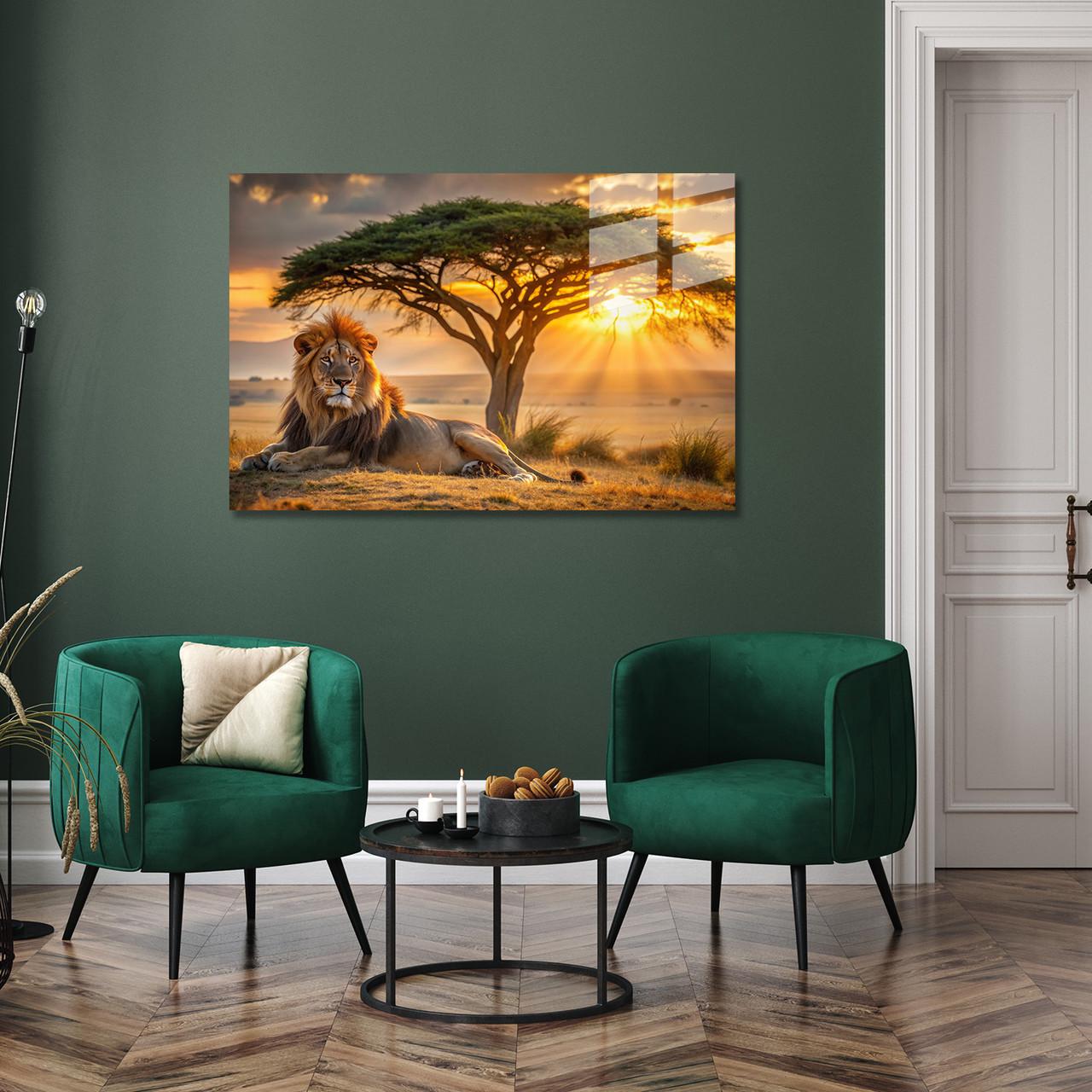 Картина на стекле NovellaPrint Король заката 90х60 см (409.3)