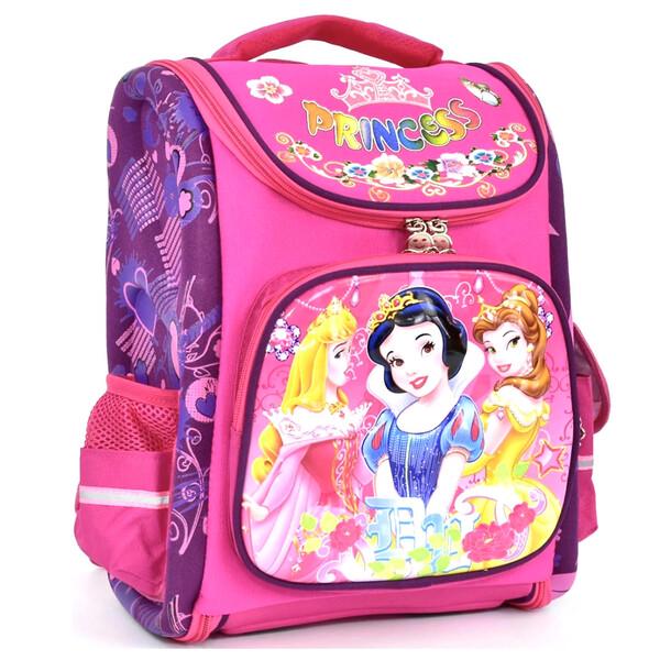 Шкільний рюкзак для дівчинки ортопедичний каркасний Рожевий (021136)