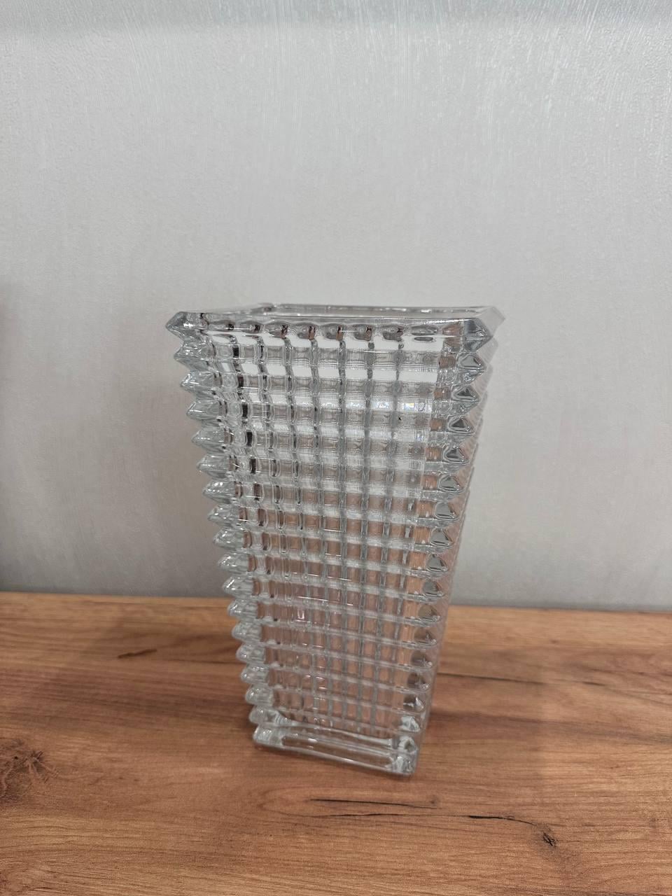 Ваза для квітів Jumbo Baccarat із скла 27,5 см Прозорий (15342062)