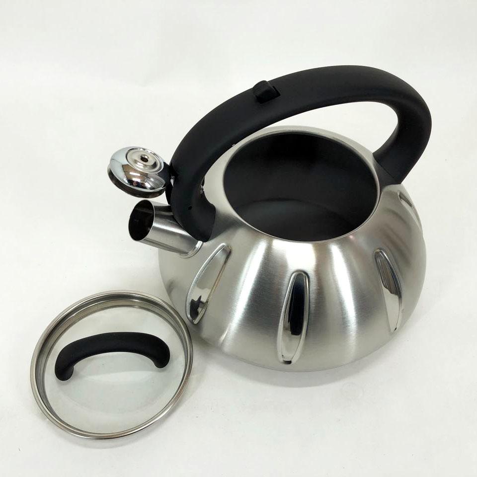 Чайник со свистком Unique 3 л Черный (UN-5303) - фото 7