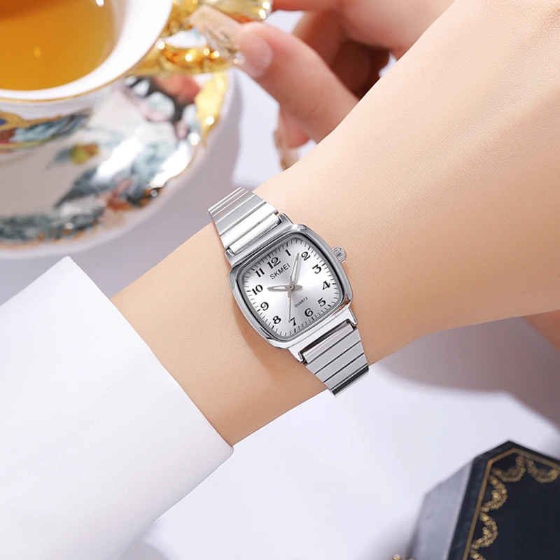 Наручний годинник Skmei 2292SI-AC Numbers Silver - фото 3 Наручний годинник Skmei 2292SI-AC Numbers Silver - фото 3