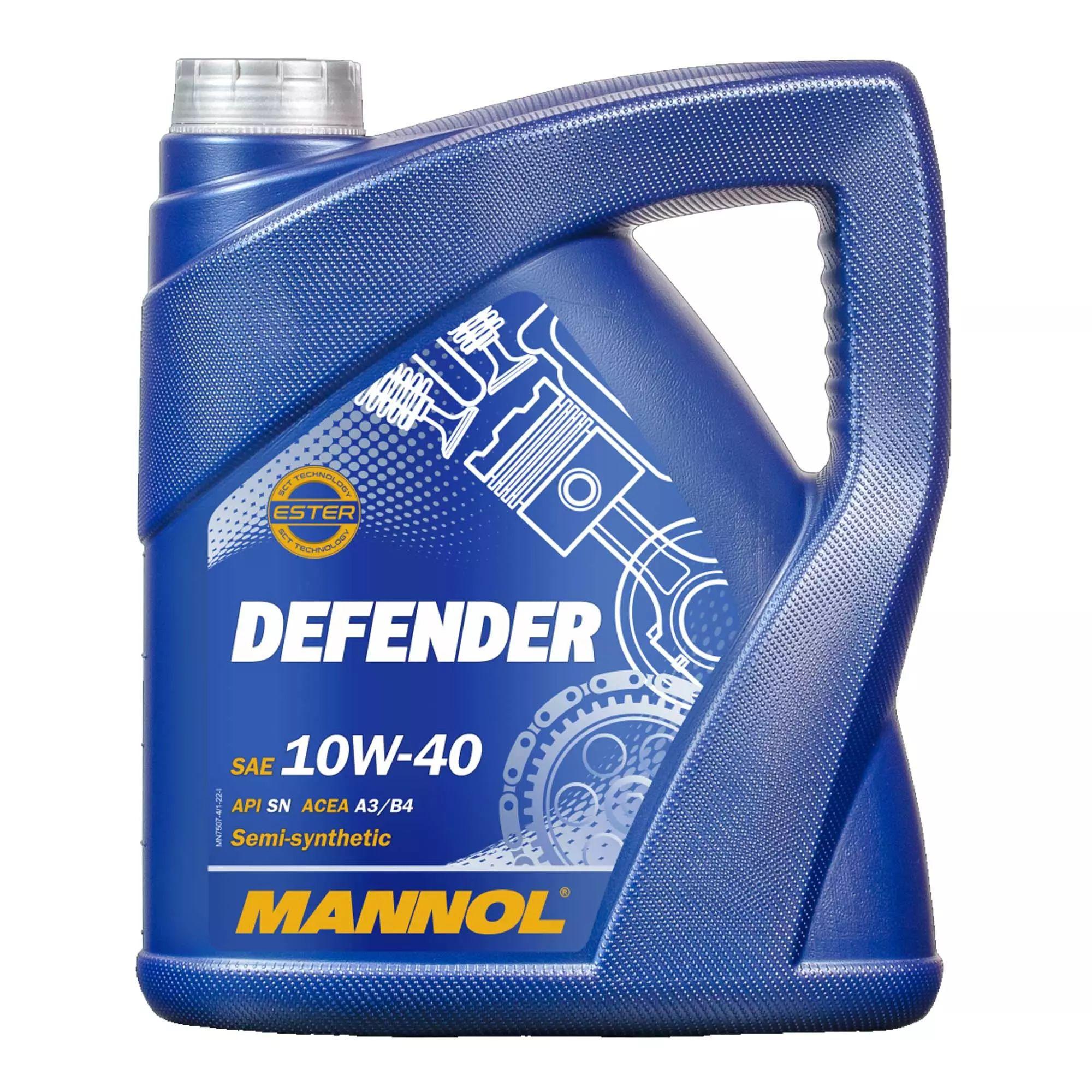 Моторное масло автомобильное Mannol DEFENDER 10W-40 4 л (156564) Моторное масло автомобильное Mannol DEFENDER 10W-40 4 л (156564)