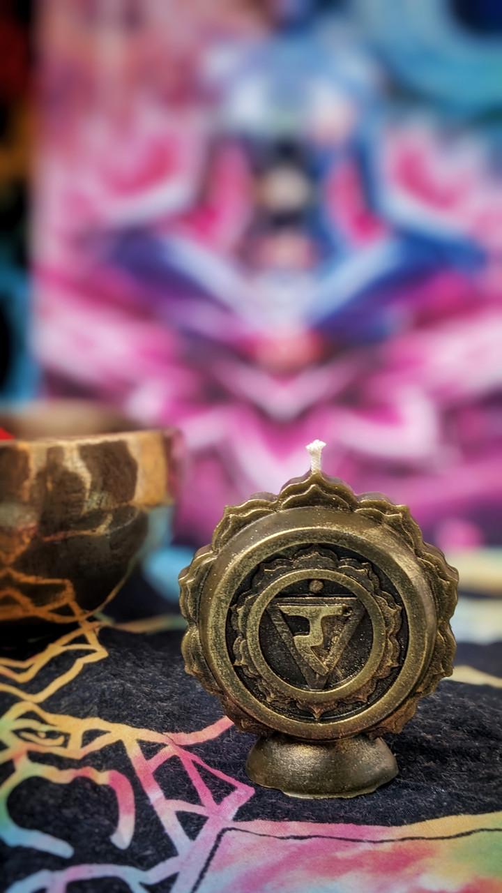 Свеча восковая Чакра Манипура