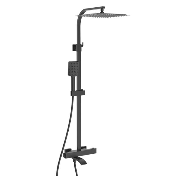 Душевая система Gappo G07 G2407-6 излив-переключатель на лейку 3-функции Черный