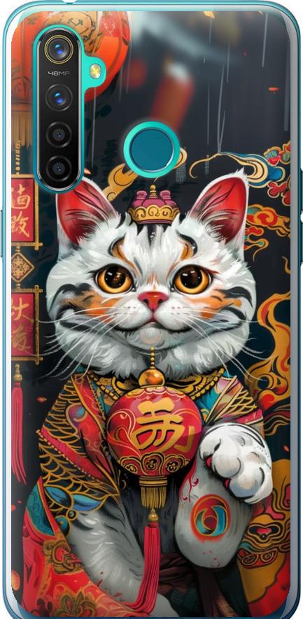 Чехол на Realme 5 Pro China Cat v2 (6135u-1861-42517)