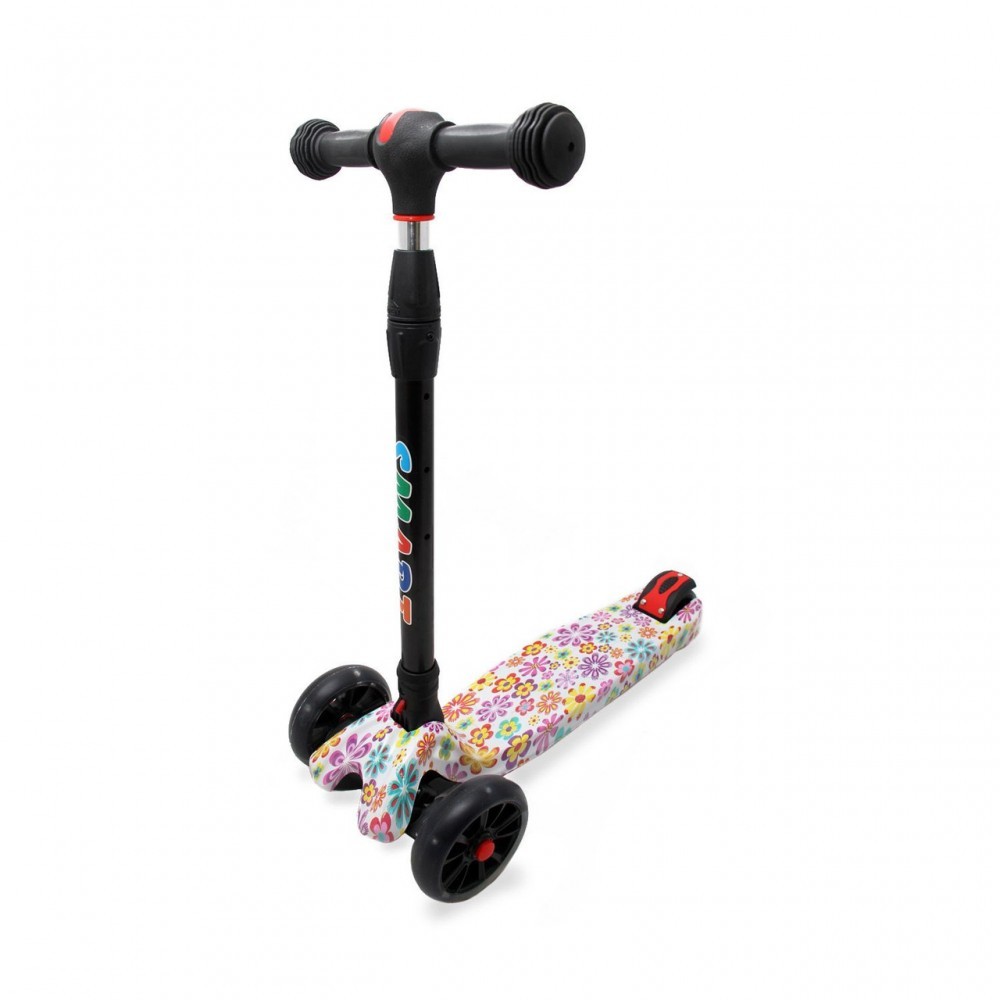 Самокат дитячий Scooter Smart Rover Flowers (2T1040)