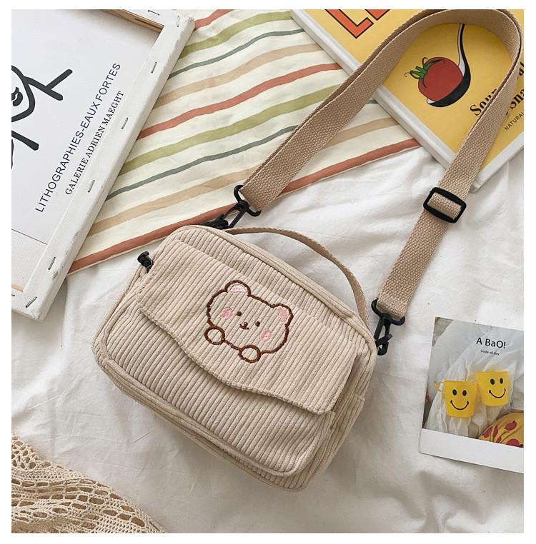 Сумка с медведем Тедди для девочки Бежевый (А135) - фото 7 Сумка с медведем Тедди для девочки Бежевый (А135) - фото 7