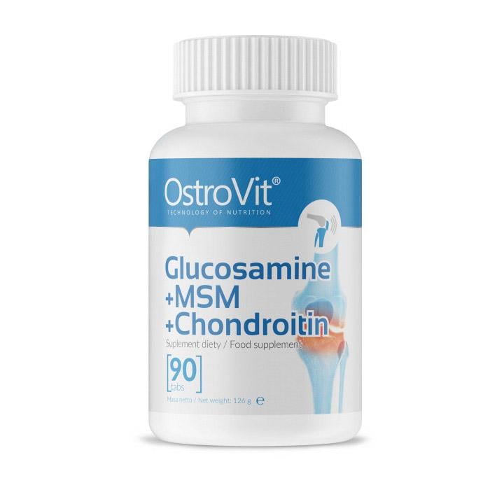 Вітамін OstroVit Glucosamine MSM Chondroitin 90 tabs