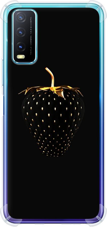 Чехол на Vivo Y20 Черная клубника (3585sp-2078-42517)