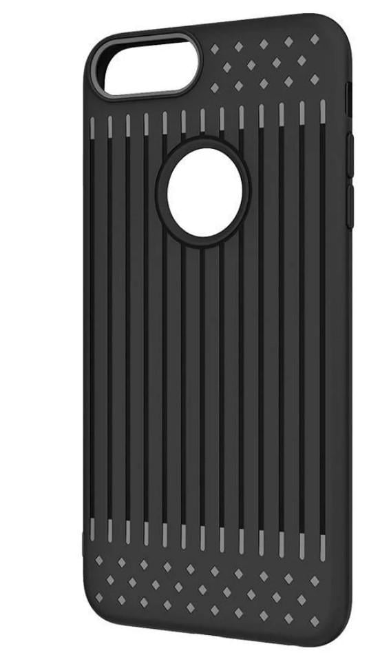 Чехол накладка Primo Shell TPU для Apple iPhone 7 Plus/iPhone 8 Plus Black (831442656)