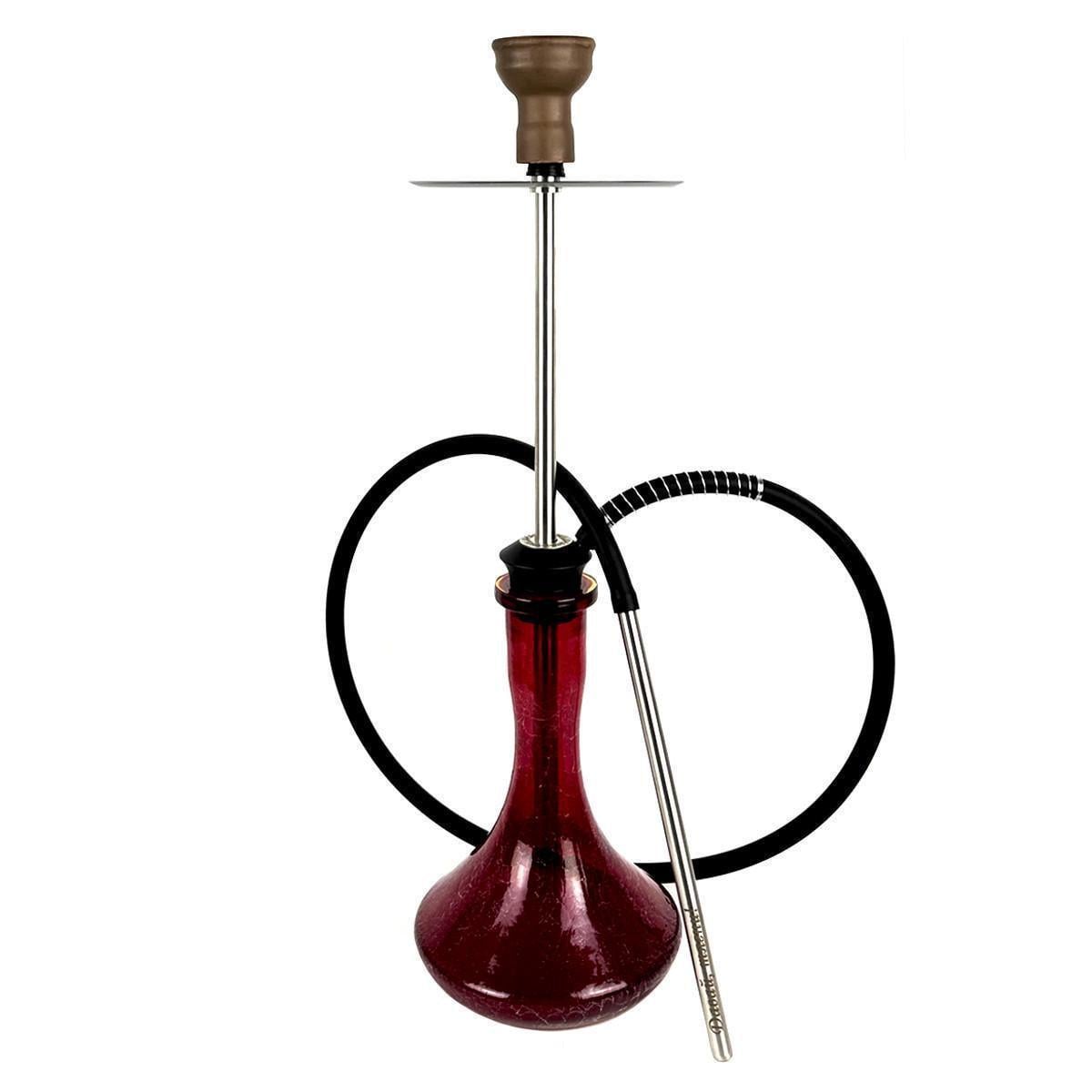 Кальян Tiaga Hookah Classic Silver Craft Crash Red