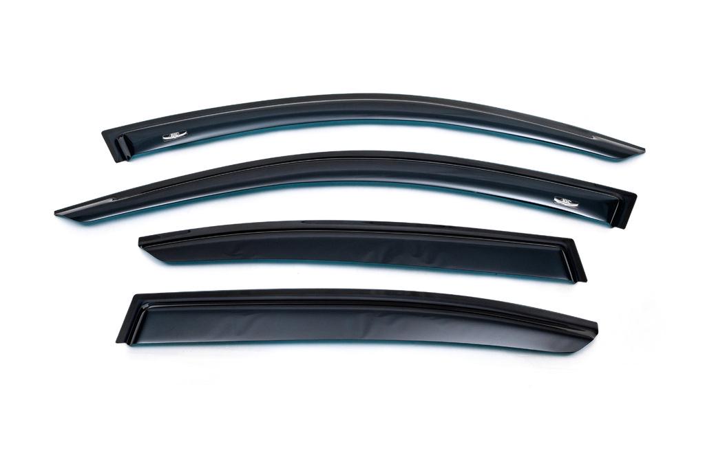 Ветровики SD HIC для BMW 3 серия E-90/91/92/93 2005-2011 гг. поликарбонат Черный