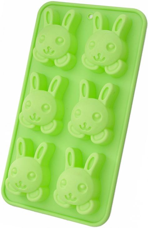 Форма для випічки Fissman Зайчик силіконова 26х24,5 см 6 осередків (FN-6654)