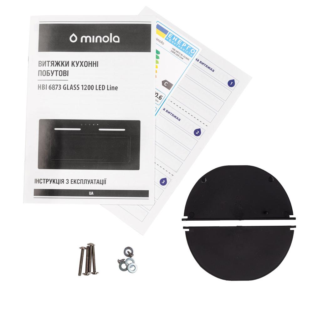 Вытяжка полновстраиваемая Minola HBI 6873 BL GLASS 1200 LED Line 1200 - фото 9 Вытяжка полновстраиваемая Minola HBI 6873 BL GLASS 1200 LED Line 1200 - фото 9