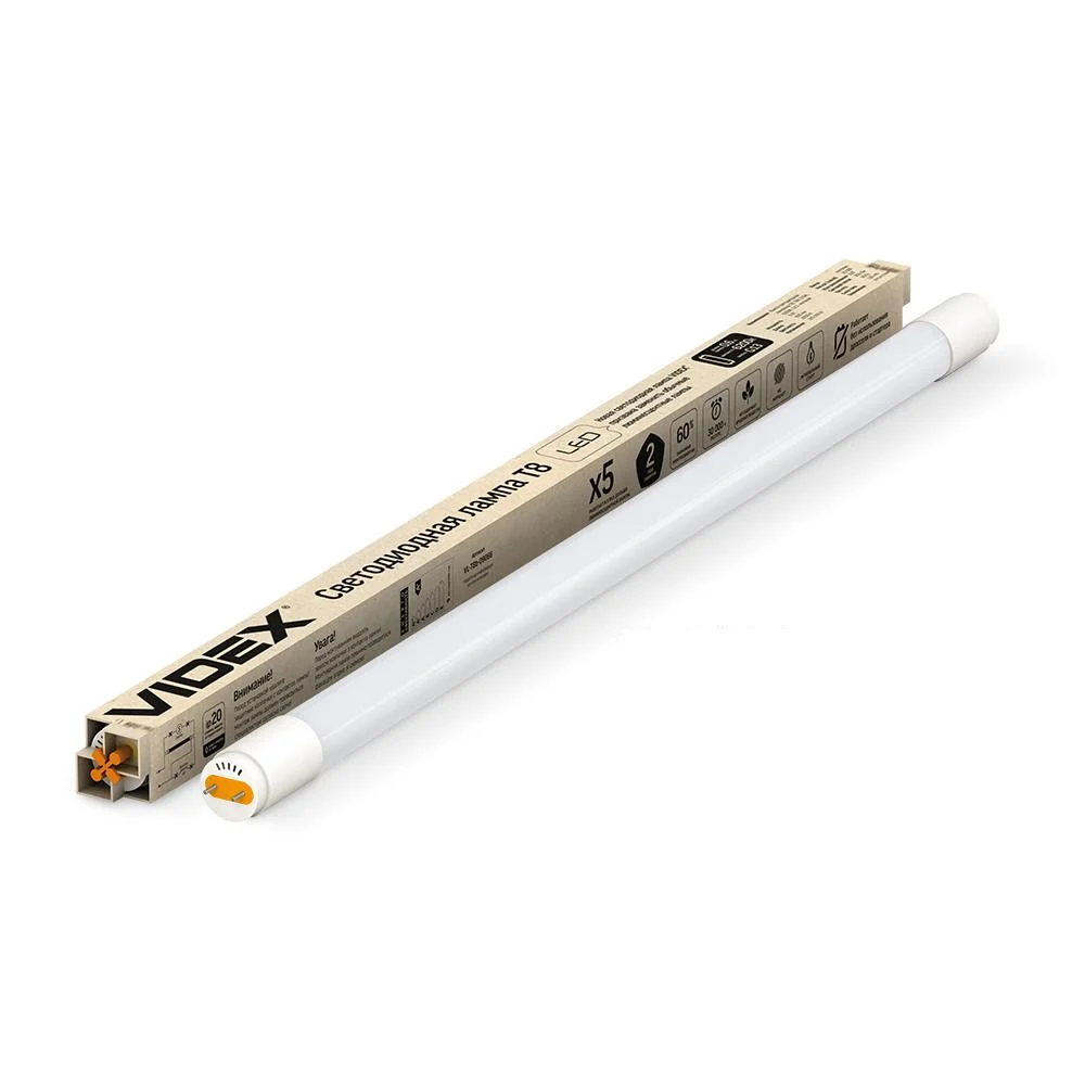 Лампа светодиодная Videx T8 24W 6200K (23530)