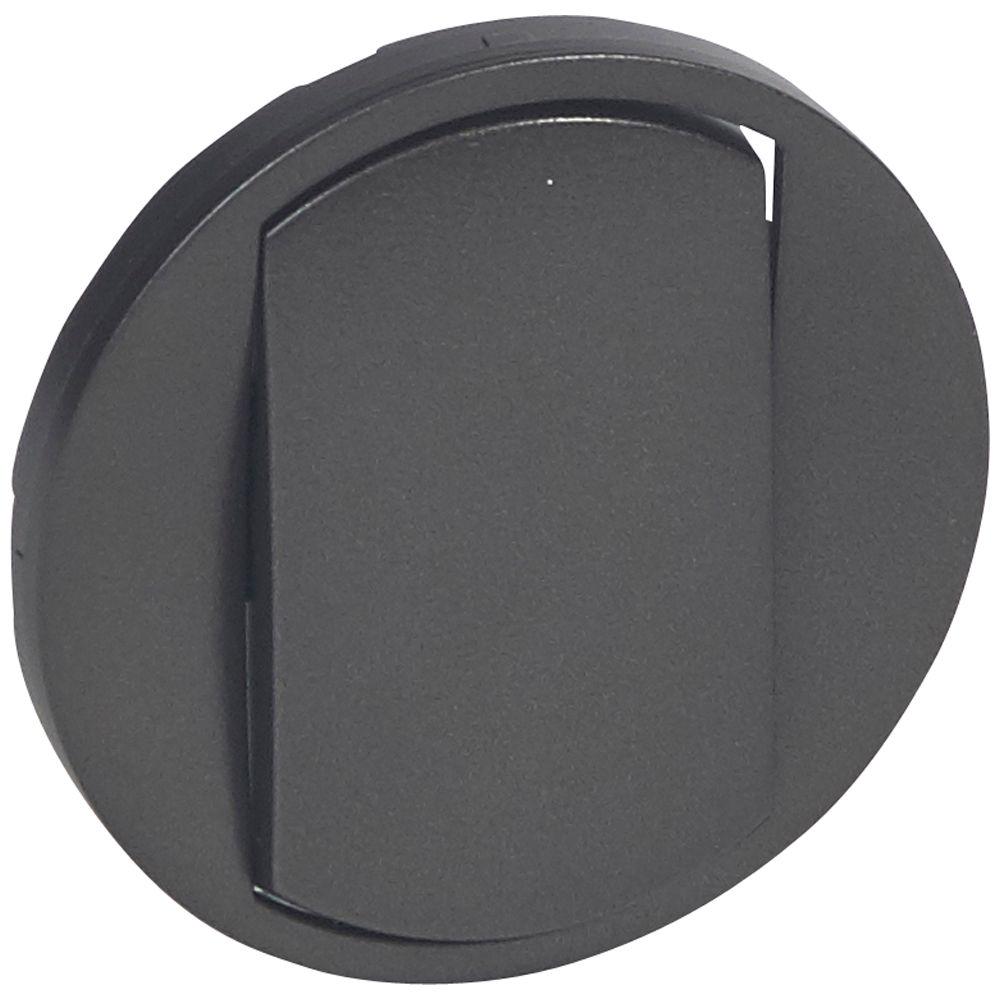 Выключатель Celiane Legrand одноклавишный пластик Графитовый (67901)