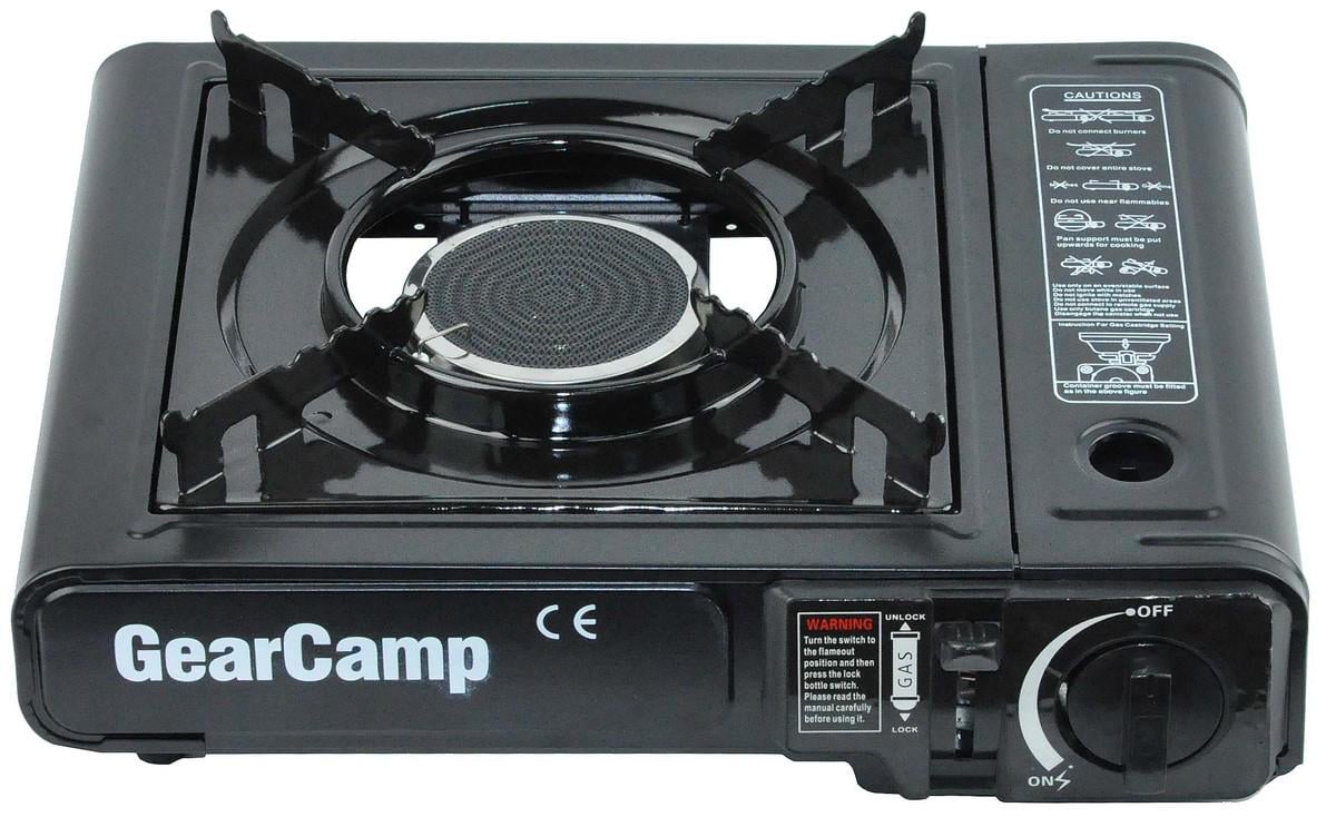 Плита газовая туристическая Gear Camp с керамической инфракрасной горелкой (ins168)