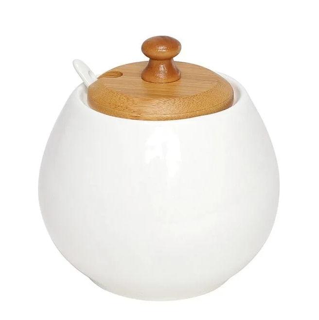 Цукорниця порцелянова Flora Naturel з ложкою 0,55 л (32134)