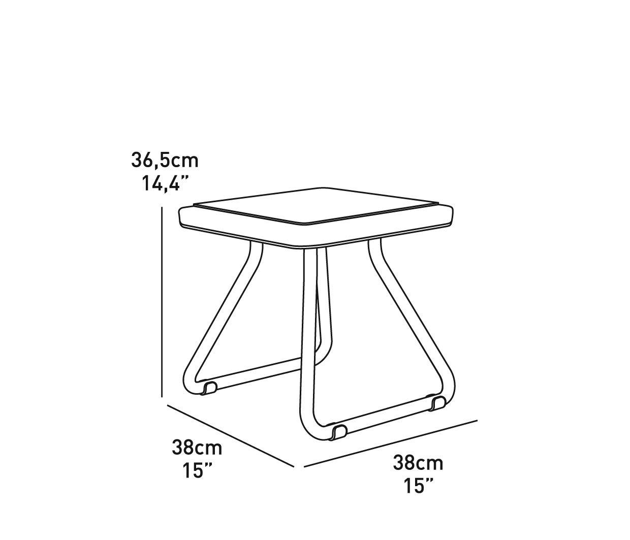 Набор садовой мебели Keter Rio Patio Set 211426 Коричневый - фото 7