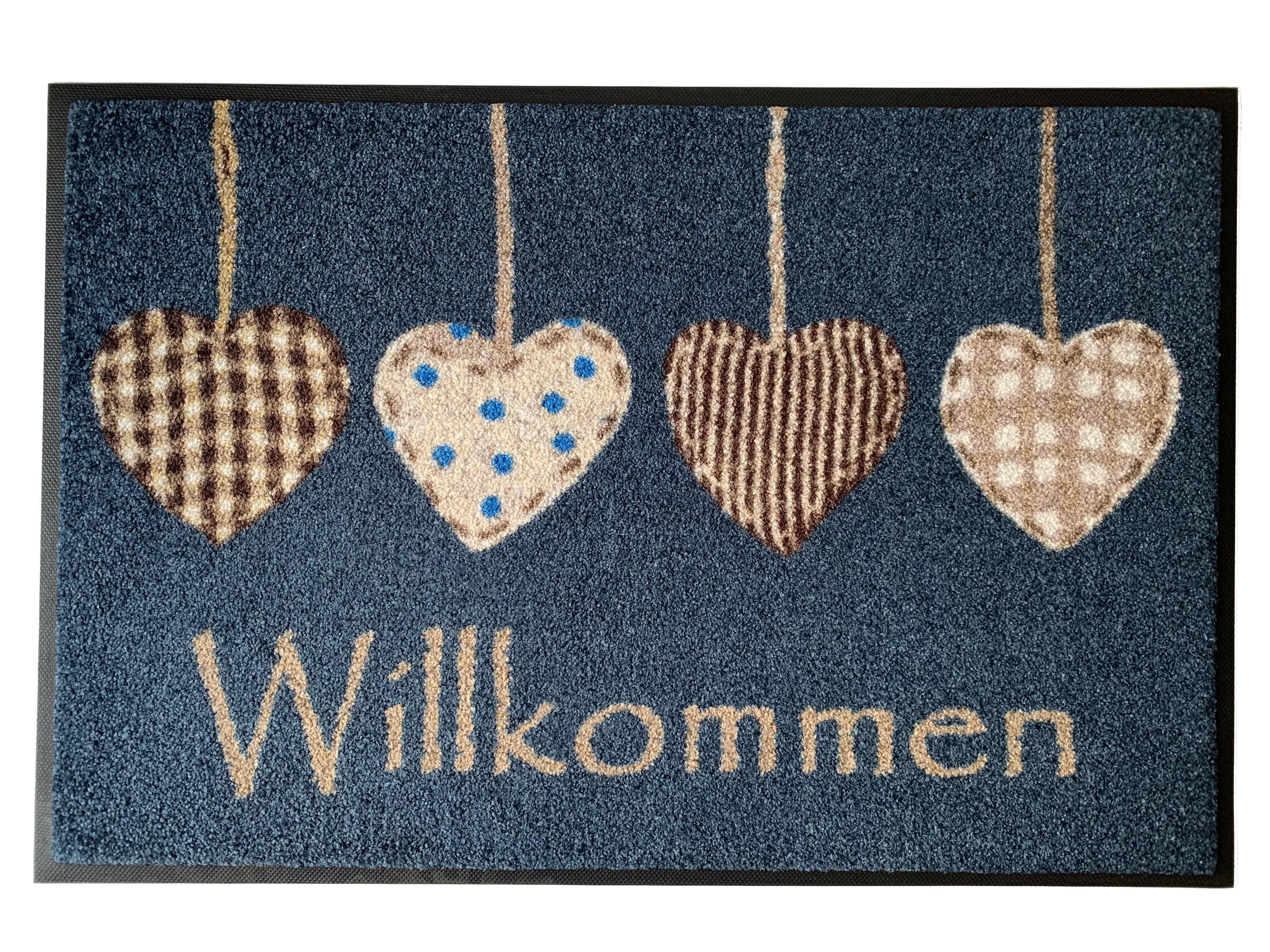 Грязезащитный коврик Kleen-Tex Cottage Hearts 50x75 см (052173)