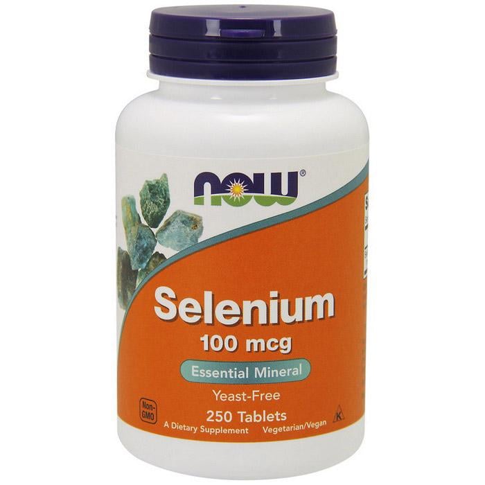 Селен NOW Selenium 100 мкг 250 табл.