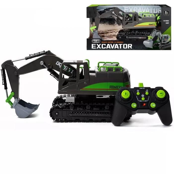 Радіокерована іграшка Екскаватор з пультом на акумуляторі (28443582) - фото 4 Радіокерована іграшка Екскаватор з пультом на акумуляторі (28443582) - фото 4