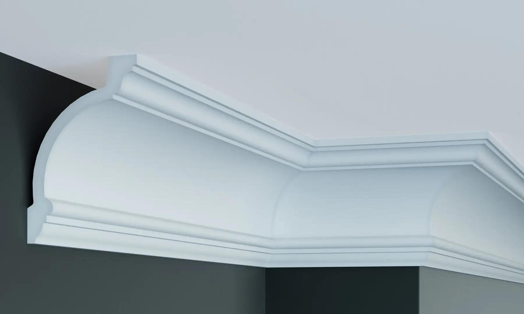 Плінтус стельовий поліуретановый Grand Decor 155x102x2000 мм (P 133)