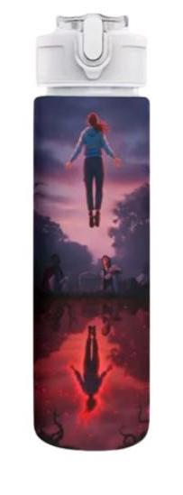 Детская бутылка для воды с трубочкой Stranger Things 750 мл (35110189)