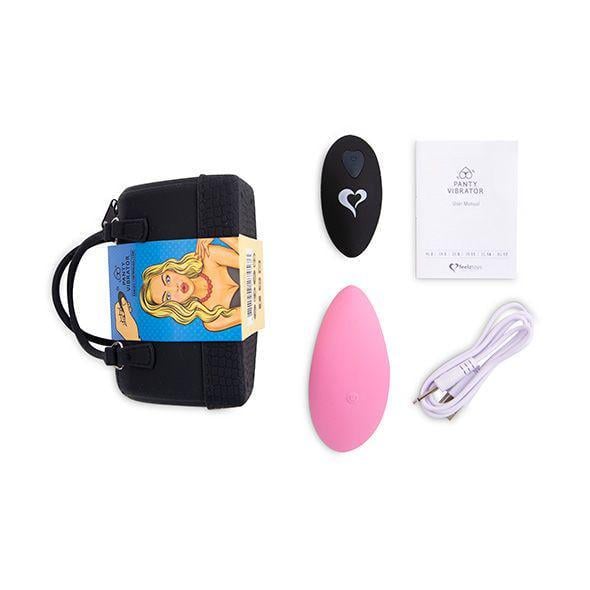 Вибратор в трусики FeelzToys Panty Vibrator с пультом ДУ/6 режимов работы/сумочка-чехол Pink (SO3849) Вибратор в трусики FeelzToys Panty Vibrator с пультом ДУ/6 режимов работы/сумочка-чехол Pink (SO3849)